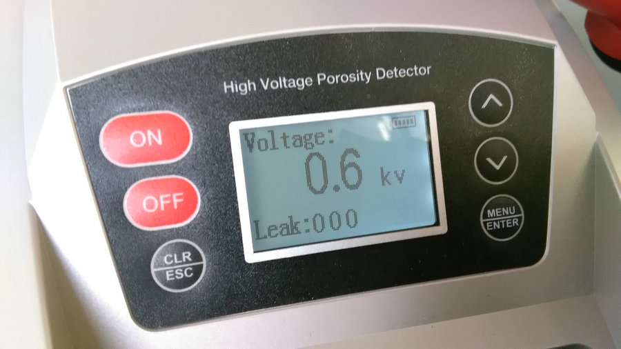 high voltage porosity detector